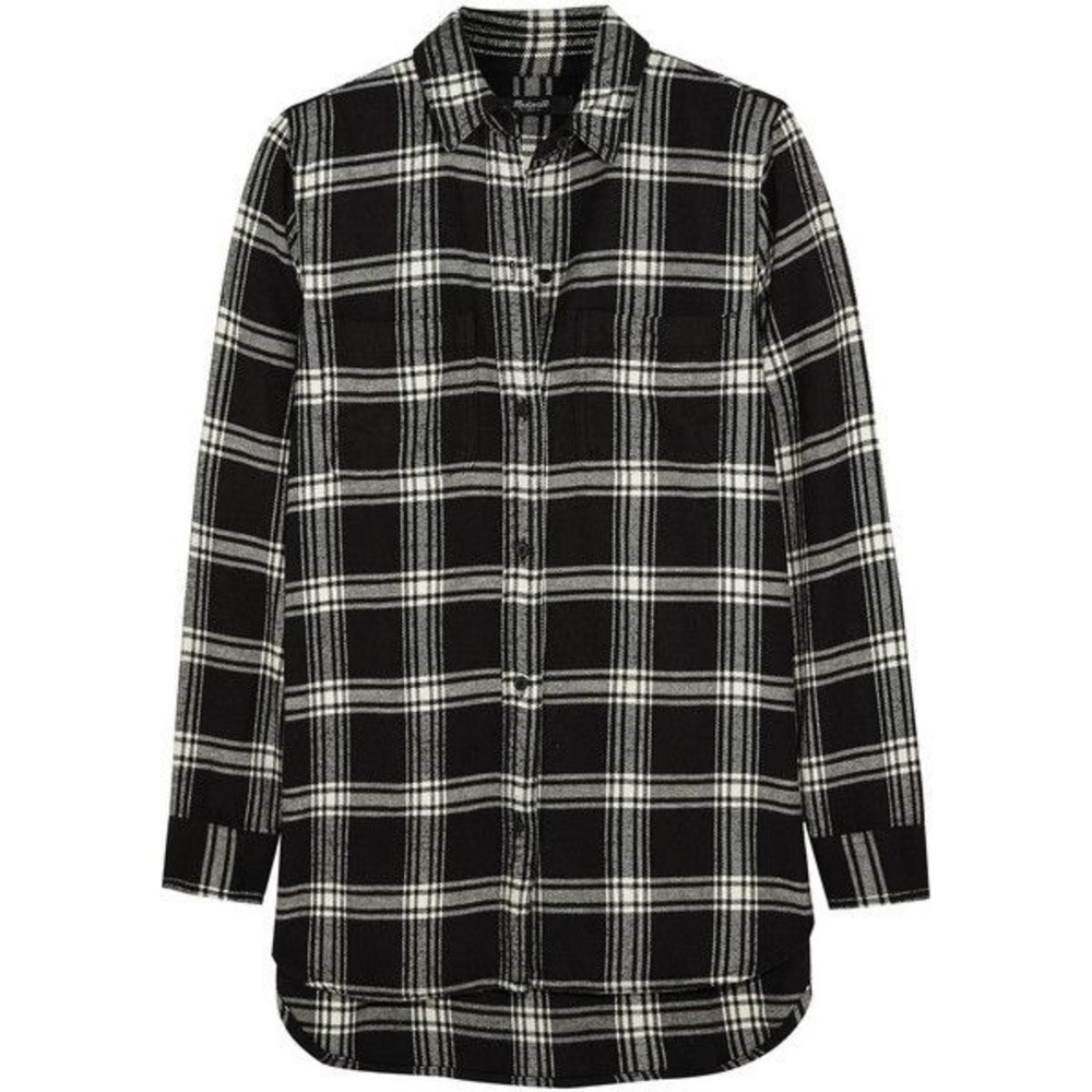 Madewell ex-boyfriend cotton flannel